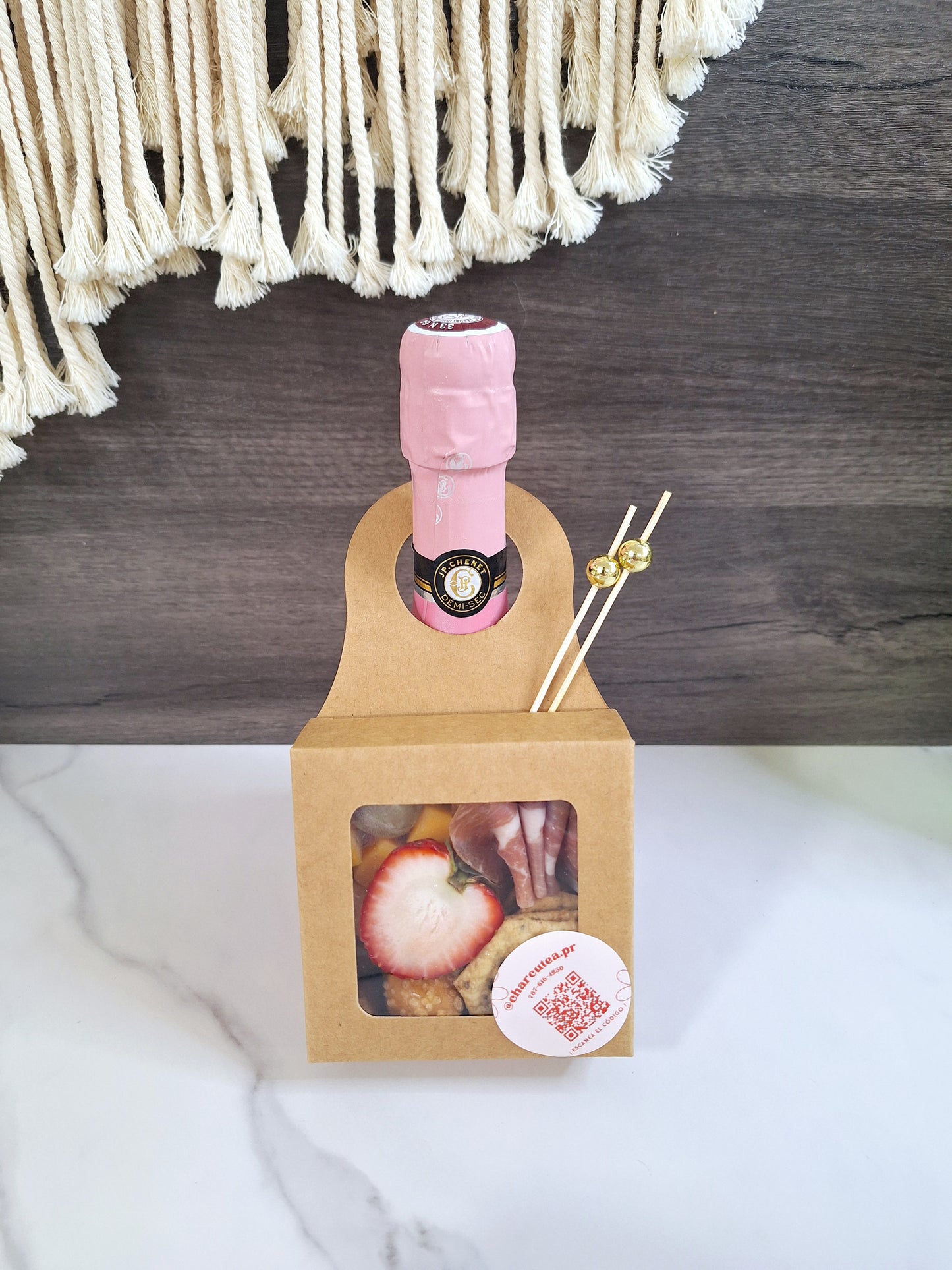 Mini Wine Charcuterie Box