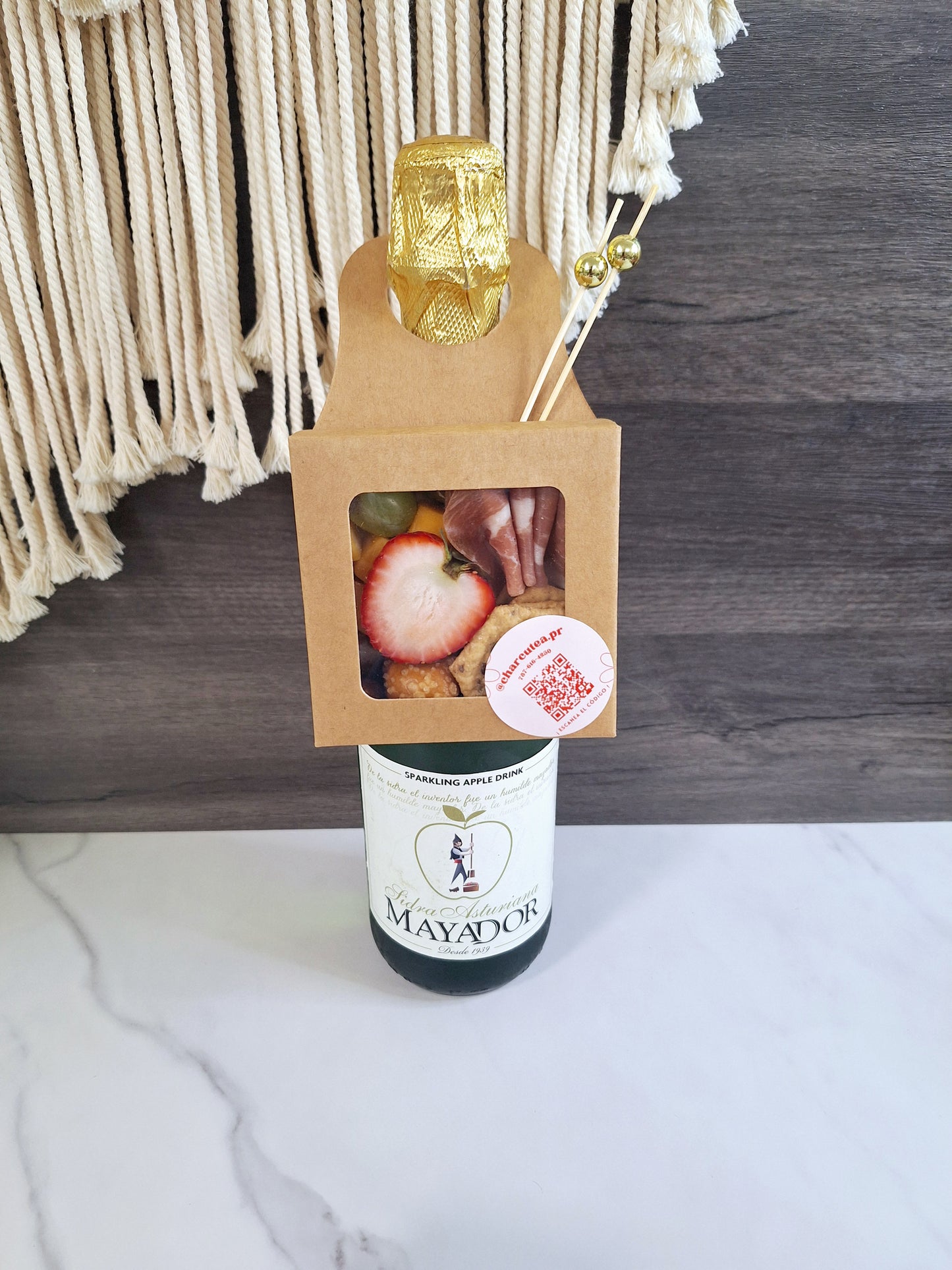 Mini Wine Charcuterie Box